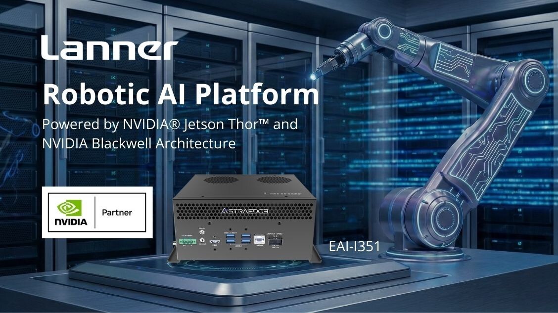 Lanner launches Jetson Thor edge AI appliance