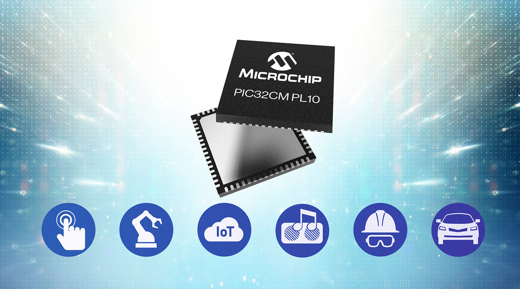 Microchip expands PIC32CM PL10 microcontroller line