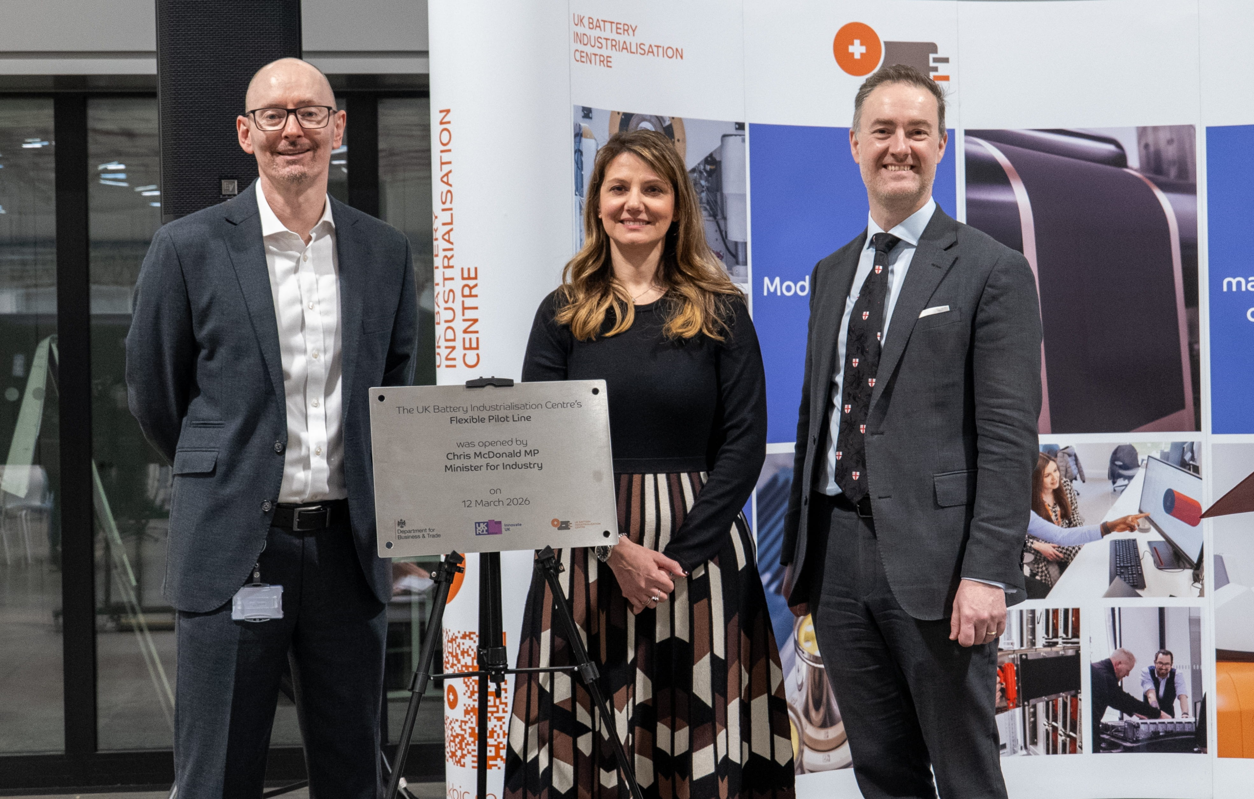 UKBIC opens pilot line for battery scale-up