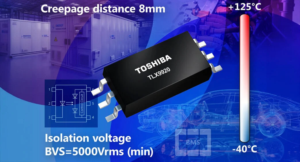 Toshiba photocoupler targets solid-state relays