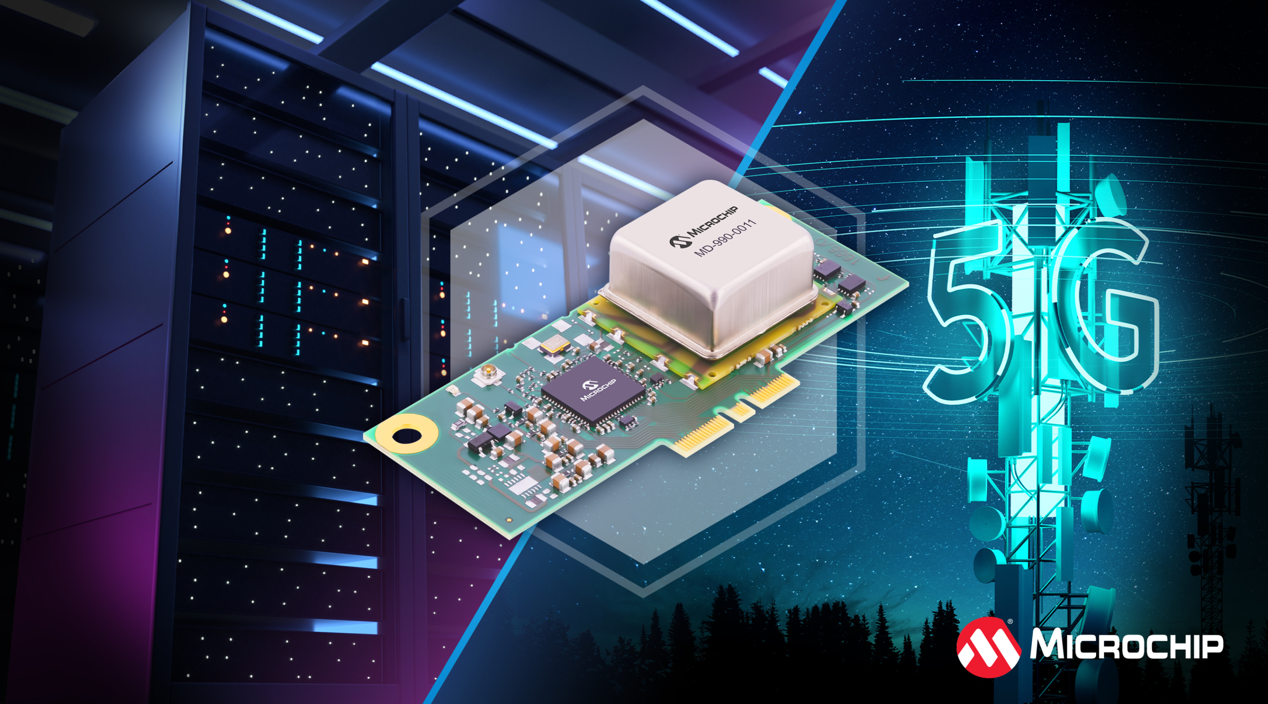Microchip launches plug-in timing module for AI servers and 5G vRAN