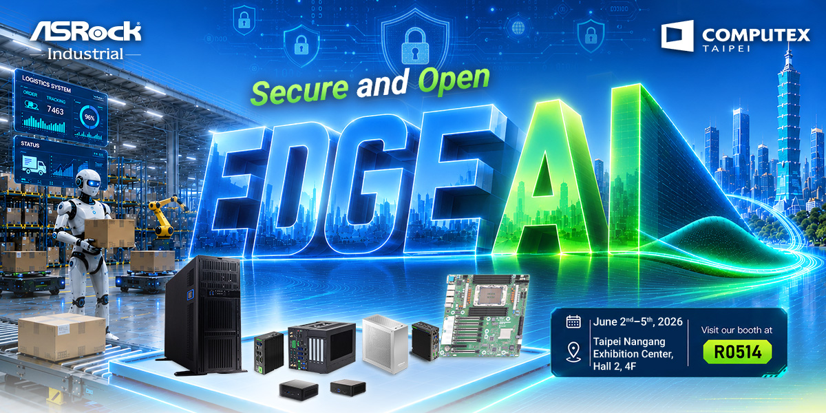 ASRock Industrial shows secure edge AI systems ASRock Industrial shows secure edge AI systems