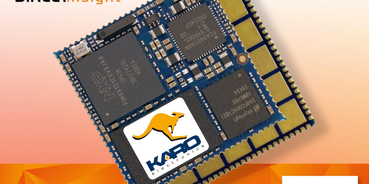 Direct Insight supports QS91 i.MX 91 edge module