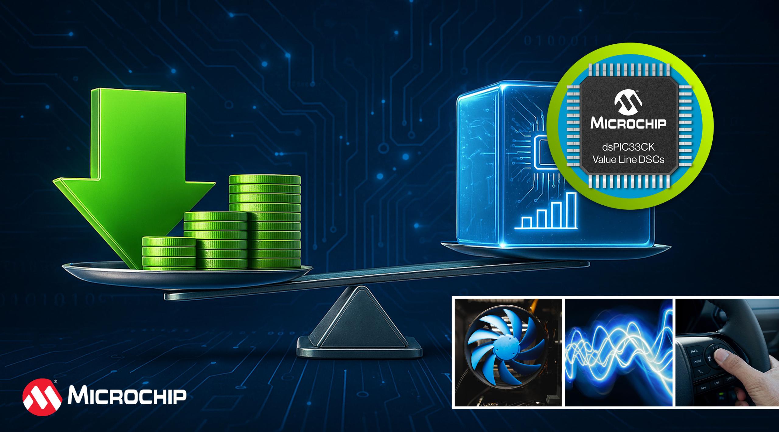 Microchip streamlines real-time control DSCs Microchip streamlines real-time control DSCs