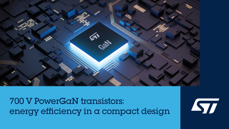ST expands 700V PowerGaN range for AI and robotics power systems