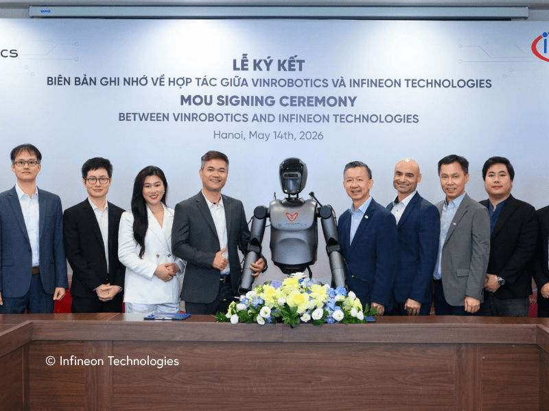 Infineon and VinRobotics target humanoid platforms