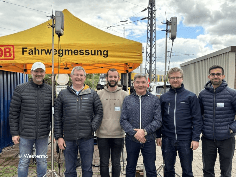 Westermo team proves mmWave rail data transfer