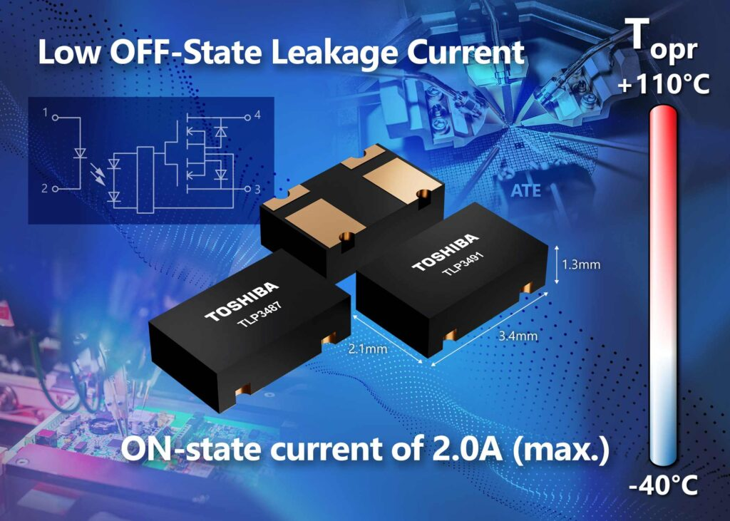 Toshiba shrinks photorelays for semiconductor test systems