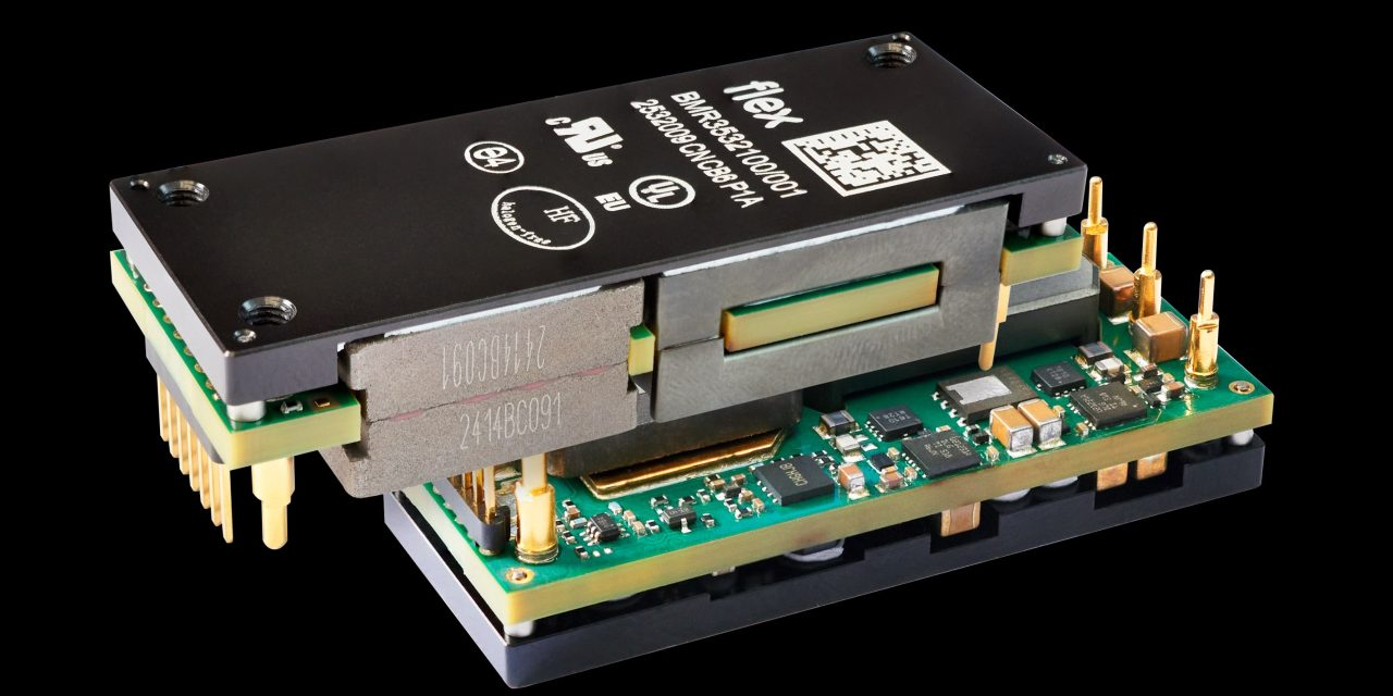 Flex adds eighth-brick converter for AI power
