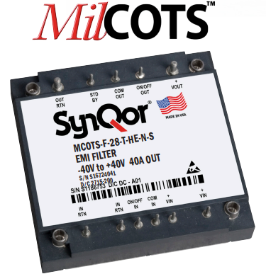 SynQor expands military filter range SynQor expands military filter range