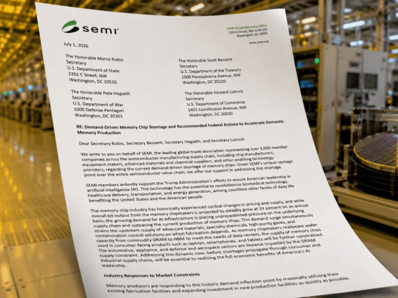 SEMI warning exposes AI memory strain SEMI warning exposes AI memory strain