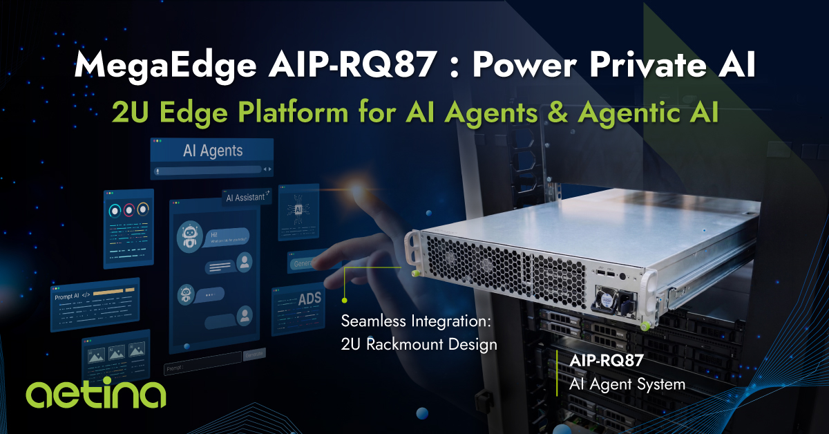 Aetina launches 2U edge AI platform Aetina launches 2U edge AI platform