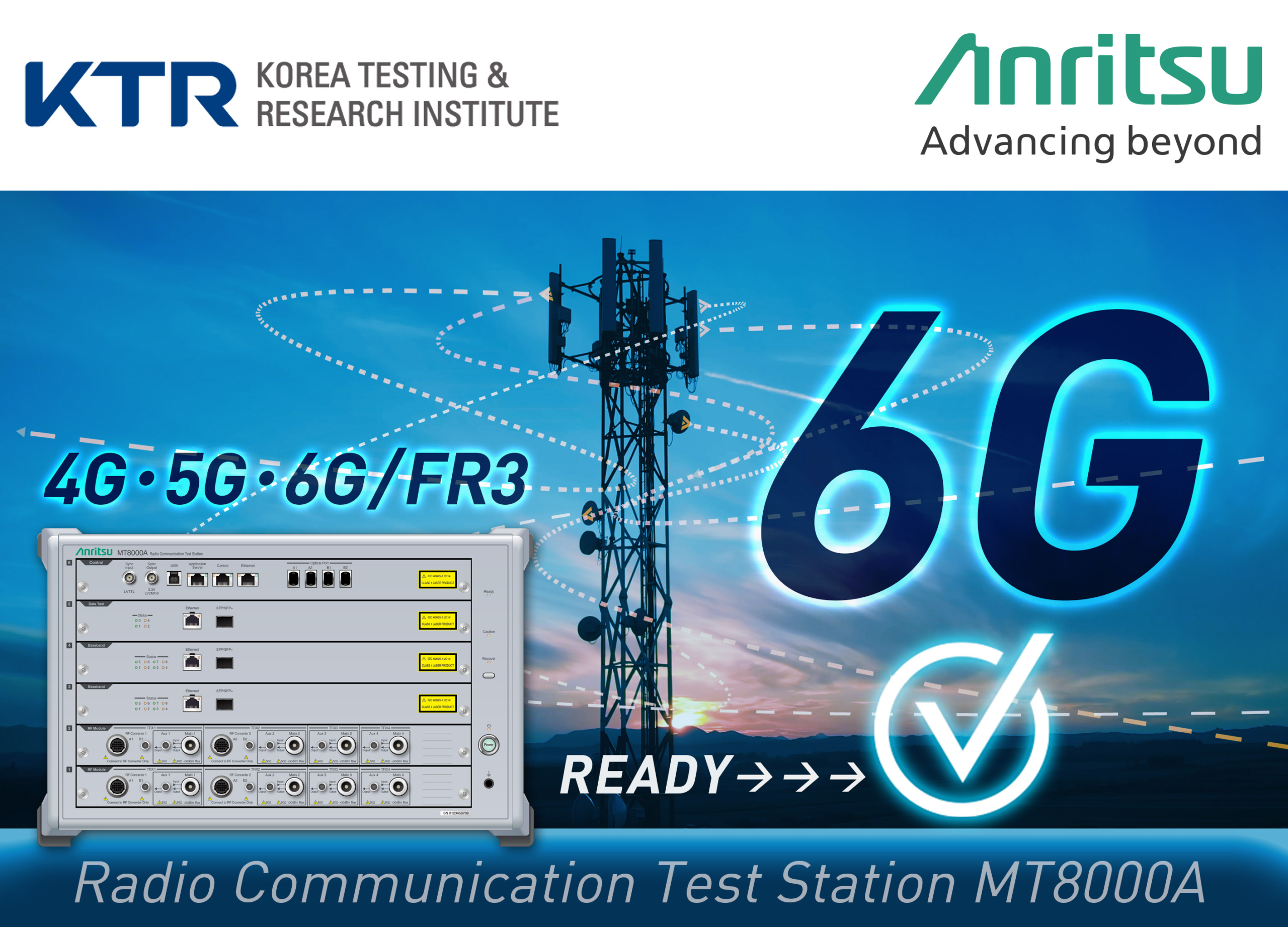 KTR builds FR3 testbed around Anritsu MT8000A