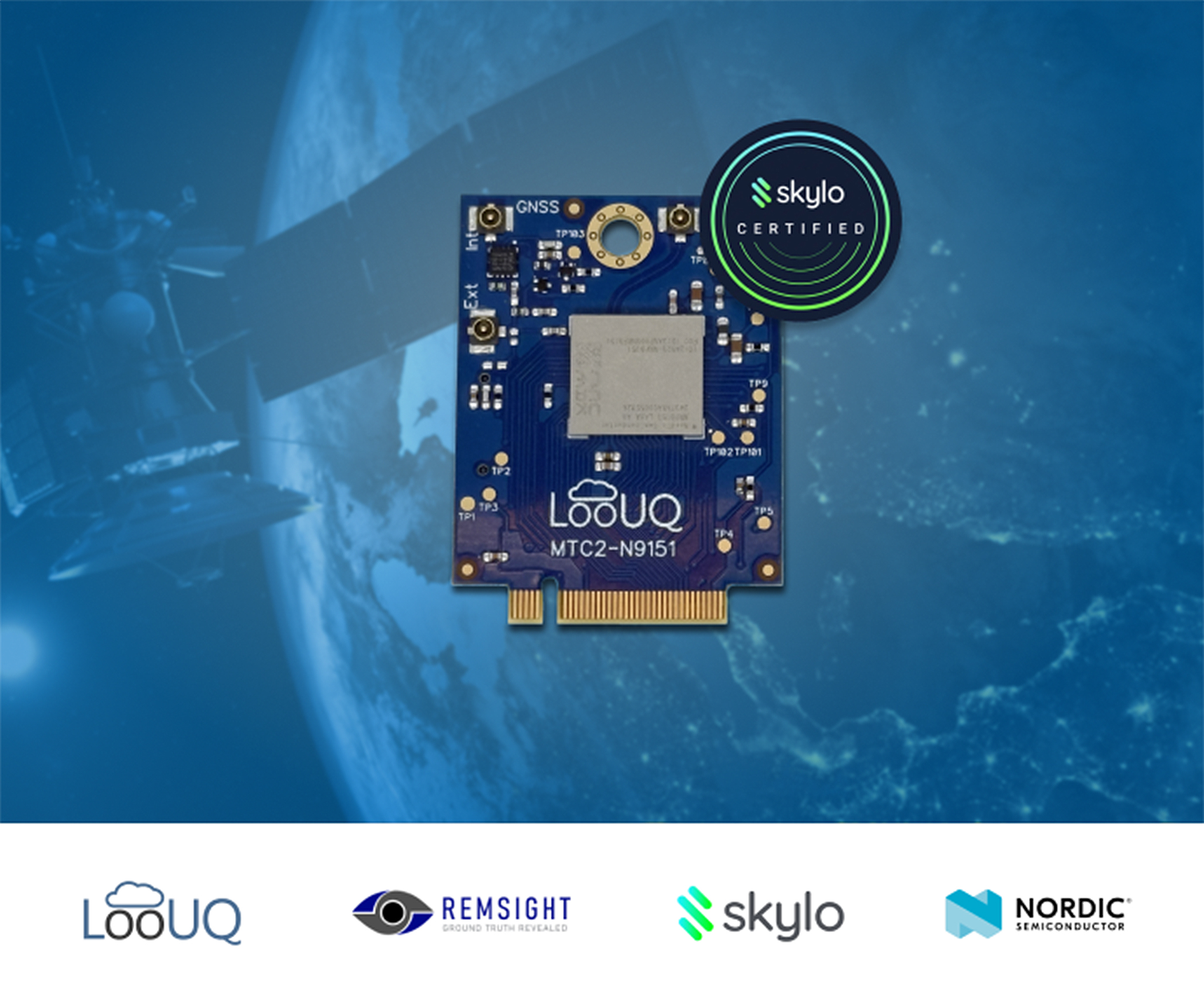 Certified nRF9151 modem shortens satellite IoT design Certified nRF9151 modem shortens satellite IoT design