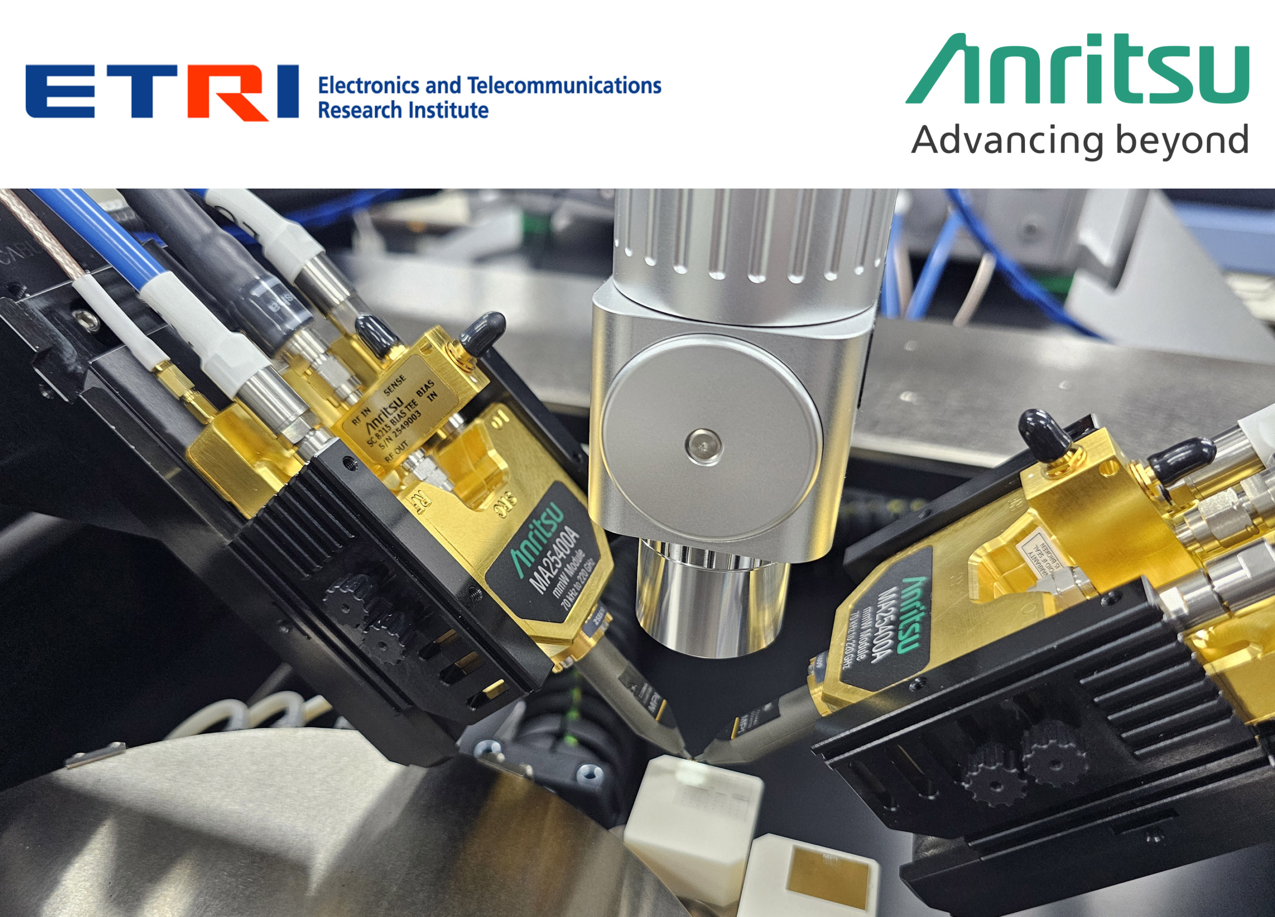 Anritsu supports ETRI GaN MMIC evaluation to 220GHz Anritsu supports ETRI GaN MMIC evaluation to 220GHz