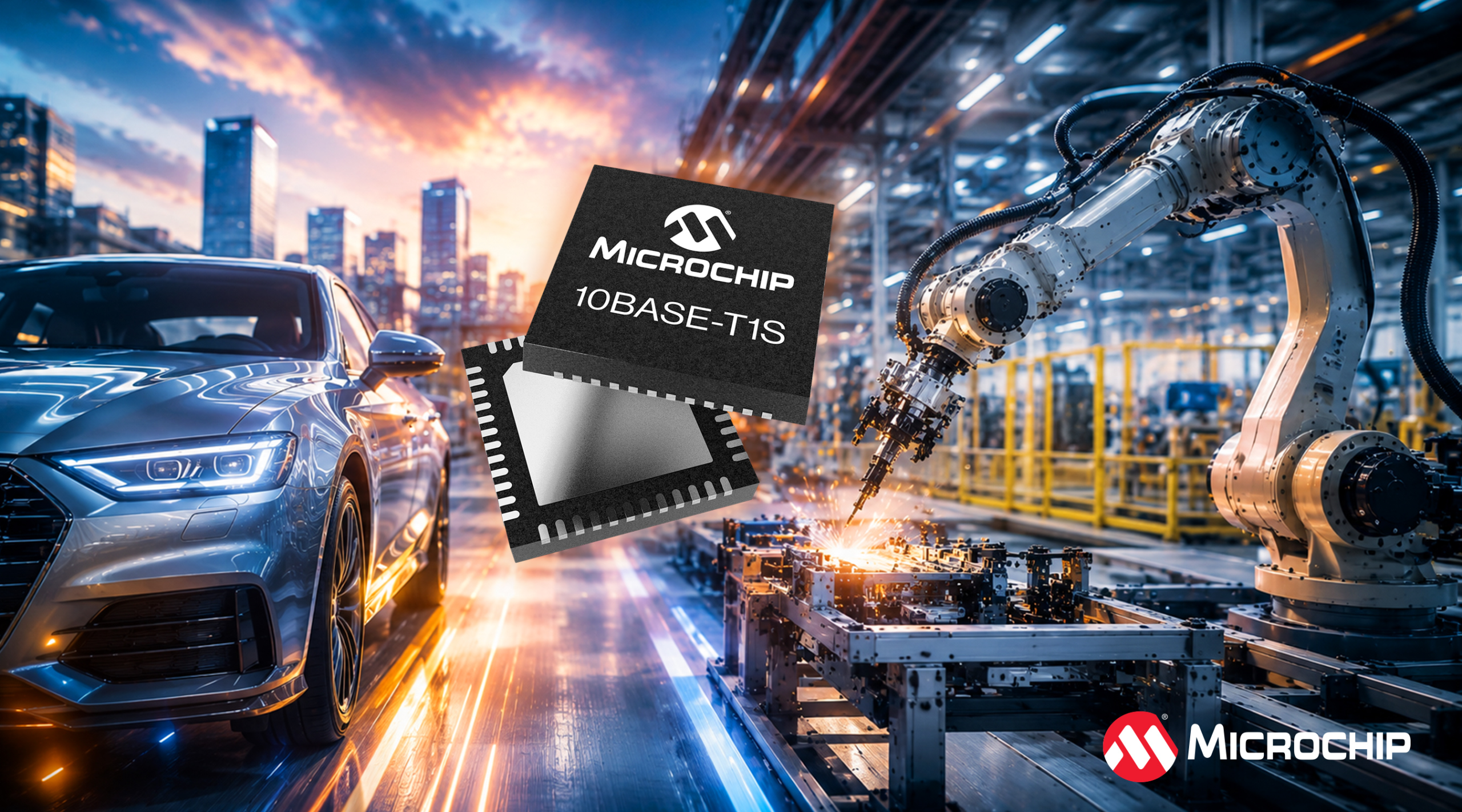Microchip expands 10BASE-T1S portfolio for edge connectivity Microchip expands 10BASE-T1S portfolio for edge connectivity
